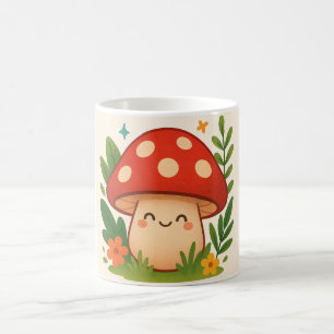 Cute Kawaii Mushroom Mug