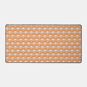 Cute Kawaii Nigiri Sushi Seamless Pattern Desk Mat