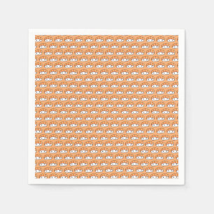Cute Kawaii Nigiri Sushi Seamless Pattern Napkin