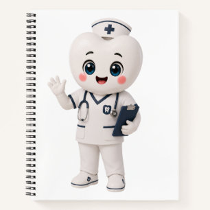 Cute Kawaii Nurse Notebook   Nurse Gift 