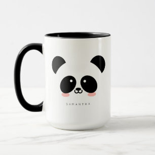 Cute Kawaii Panda   Add Your Name Mug