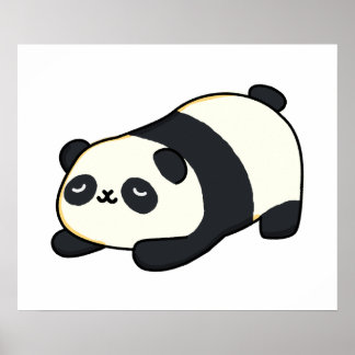 Cute Kawaii Panda Poster