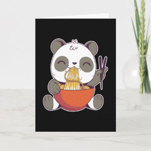 Cute Kawaii Panda Ramen Japanese Gift Card
