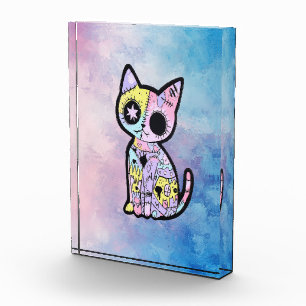 Cute Kawaii Pastel Goth Patchwork Gothic Creepy Photo Block
