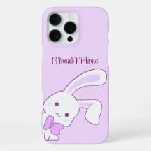 Cute Kawaii Pastel Purple Floppy Ear Bunny Custom