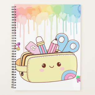 Cute Kawaii Pencil Case Planner