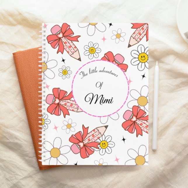 Cute Kawaii Personalised Kids Name Notebook   (Creator Uploaded)