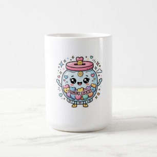 Cute Kawaii Piggy Bank Charity Jar Heart Coin Stic Coffee Mug