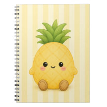 Cute Kawaii Pineapple Notebook