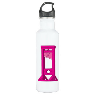 Cute Kawaii Pink Guillotine 24 oz Water Bottle