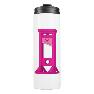 Cute Kawaii Pink Guillotine Tumbler Travel Mug
