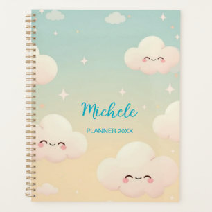 Cute Kawaii Planner   Pastel Cloud Journal for Kid