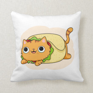 Cute Kawaii Purrito Cushion