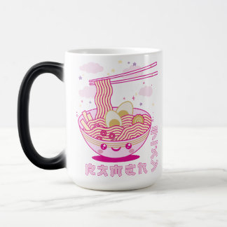 Cute Kawaii Ramen Anime Noodles Ramen Girls, Teens Magic Mug
