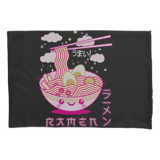 Cute Kawaii Ramen Anime Noodles Ramen Girls, Teens Pillowcase