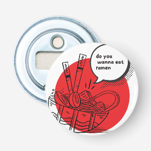 Cute Kawaii Ramen - Funny Japanese Food  Bottle Opener