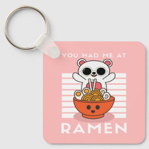 Cute Kawaii Ramen  Key Ring
