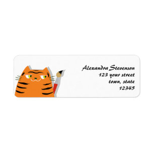 Cute Kawaii Return Address Label
