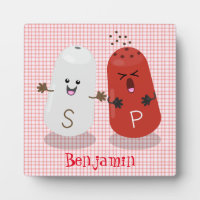 Cute kawaii salt and pepper shakers cartoon