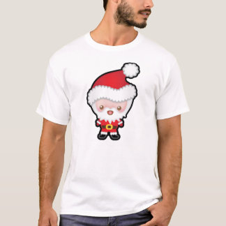 Cute Kawaii Santa Claus Christmas Mens Tshirt