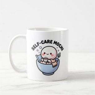 Cute Kawaii Self-Care Mochi Coffee Mug