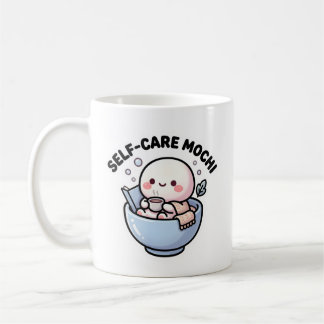 Cute Kawaii Self-Care Mochi Coffee Mug