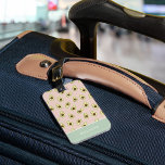 Cute Kawaii Smiling Avocado Pattern Personalised Luggage Tag<br><div class="desc">Adorable avocado patterned luggage tag features an allover pattern of smiling and winking kawaii avocados in a cartoon style, on a pastel blush pink pink background. A cute and trendy design that's perfect for avocado lovers or kawaii fans, this tag can be personalised with a name or monogram in white...</div>