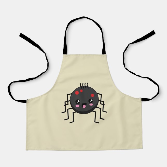 Cute Kawaii Spider Apron (Front)