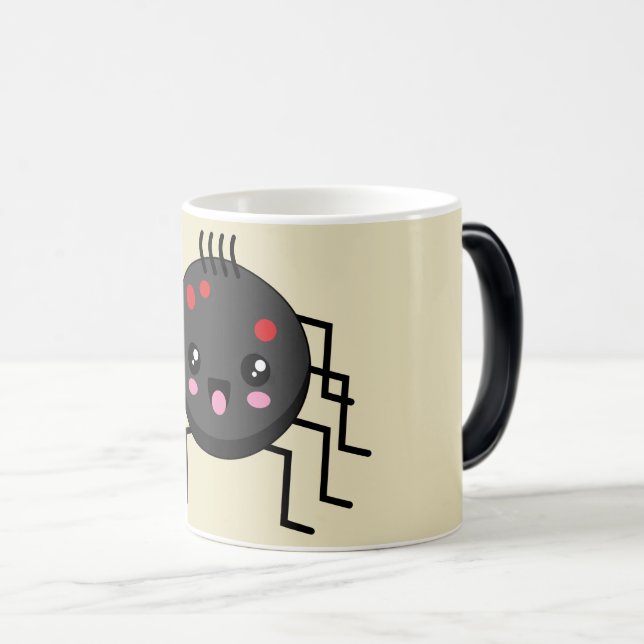 Cute Kawaii Spider Magic Mug (Front Right)