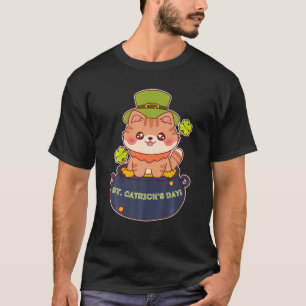 Cute Kawaii St. Catrick's Day St. Patricks Day Cut T-Shirt