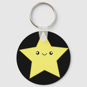 Cute kawaii star keychain