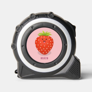 Cute kawaii strawberry cartoon illustration 1