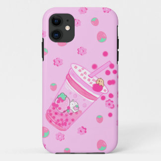 Cute Kawaii Strawberry iPhone 11 case