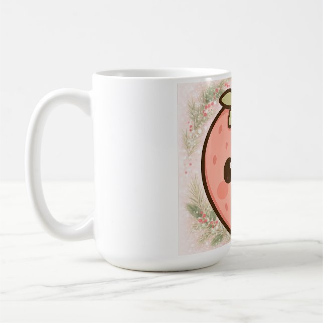 Cute Kawaii Strawberry Mug (Left)