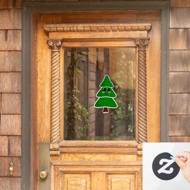 Cute Kawaii Style Christmas Tree (Home Door)