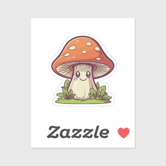 Cute kawaii style, Mushroom foraging (Sheet)