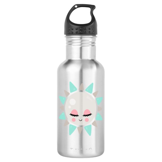 Cute Kawaii Sunshine 710 Ml Water Bottle (Front)