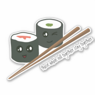 Cute Kawaii Sushi Characters Chopsticks