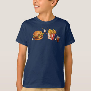 Cute Kawaii Sushi Friends Characters Illustration T-Shirt