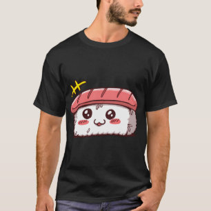 Cute Kawaii Sushi Roll - Japanese Food T-Shirt