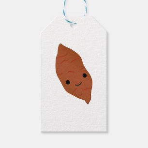 Cute Kawaii Sweet Potato Gift Tags