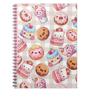 Cute Kawaii Sweets Treats Notebook