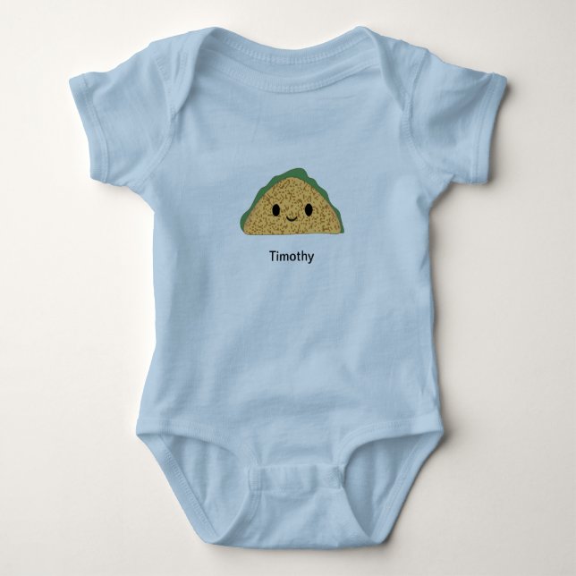 Cute Kawaii Taco Baby Bodysuit (Front)