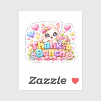 Cute Kawaii Thank a Bunch Cat Name Pastel Pink Flo