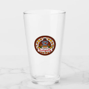 Cute Kawaii Turkey - Happy Thanksgiving Classic T- Glass