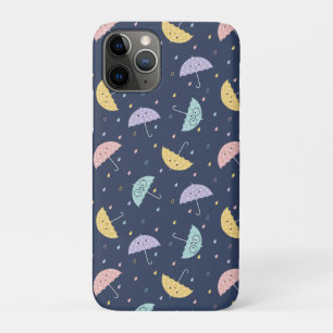 Cute Kawaii Umbrella Pattern iPhone 11 Pro Case