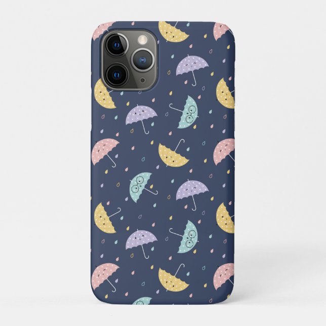 Cute Kawaii Umbrella Pattern  Case-Mate iPhone Case (Back)