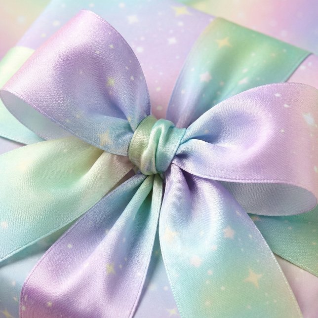 Cute Kawaii Unicorn Pastel Rainbow Magical Satin Ribbon (Creator Uploaded)