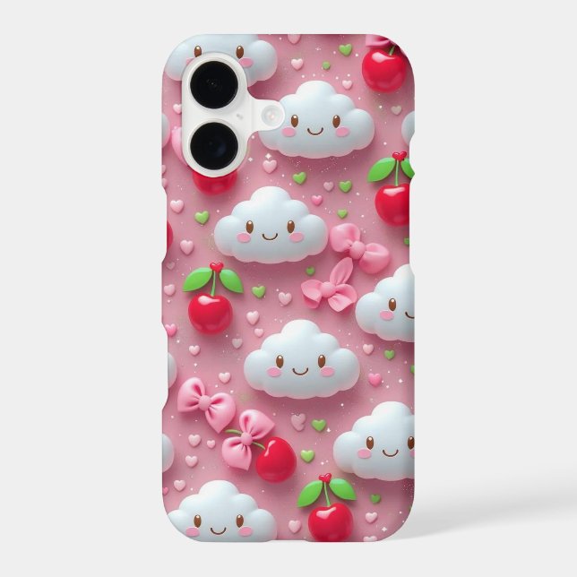 Cute Kawaii Valentine Characters Case-Mate iPhone  (Back)