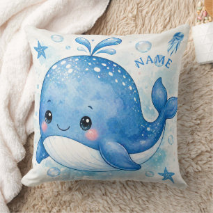 CUTE KAWAII WHALE CUSHION